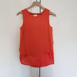 Deletta Sania Orange High-Low Tank